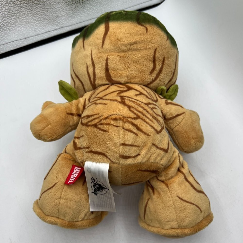 Disney Marvel Baby Groot Sitting 10" Plush Stuffed Animal Happy Face NWT - Picture 6 of 9